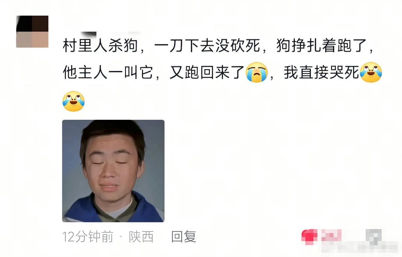 这种情况在农村其实比较常见。还有一种，就是用锤子砸狗头，狗被砸晕了，其实没死，主