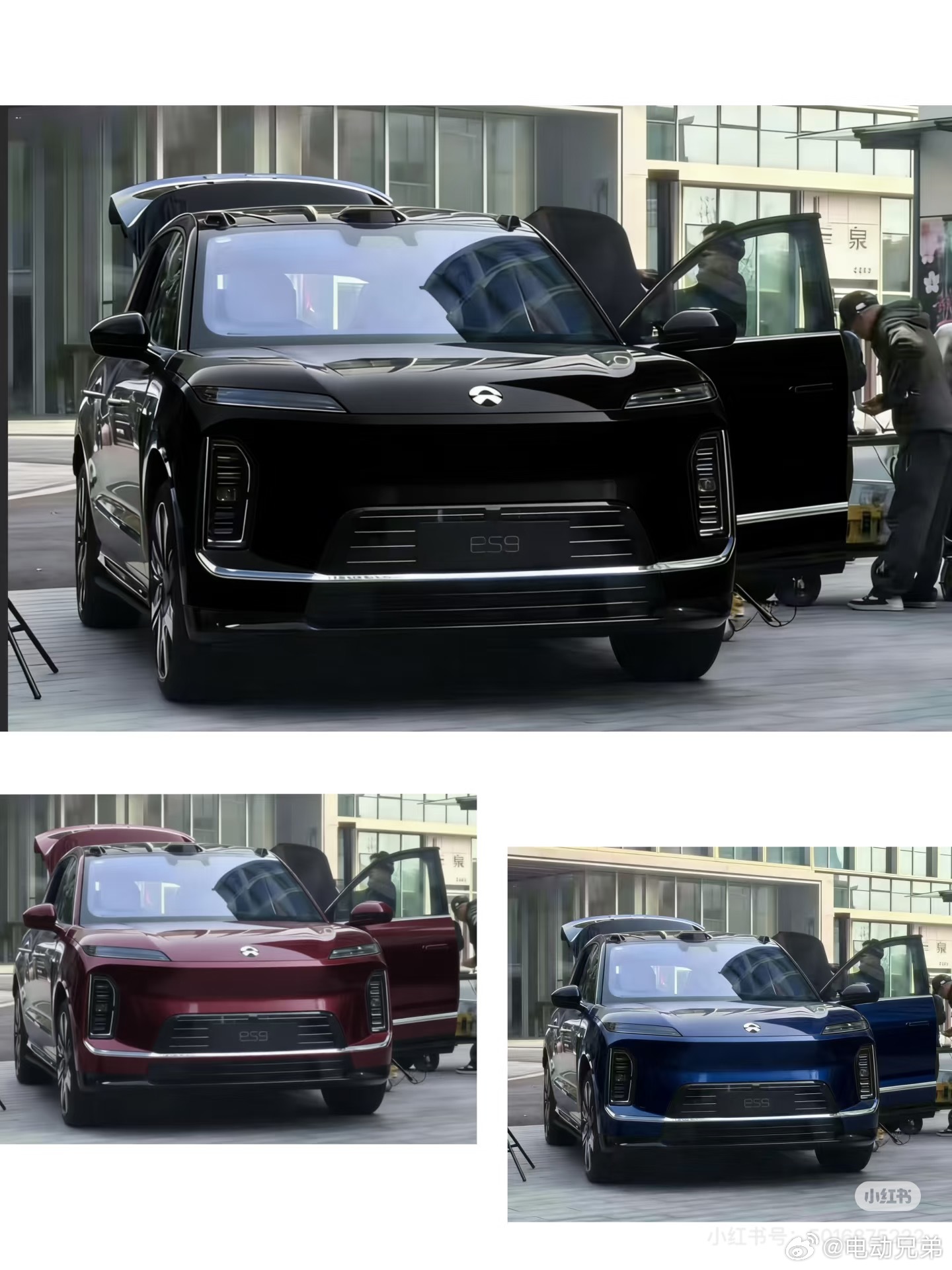 我是个没出息的人，见一个爱一个，真是造孽了电动兄弟蔚来es9这么多好看的颜色啊