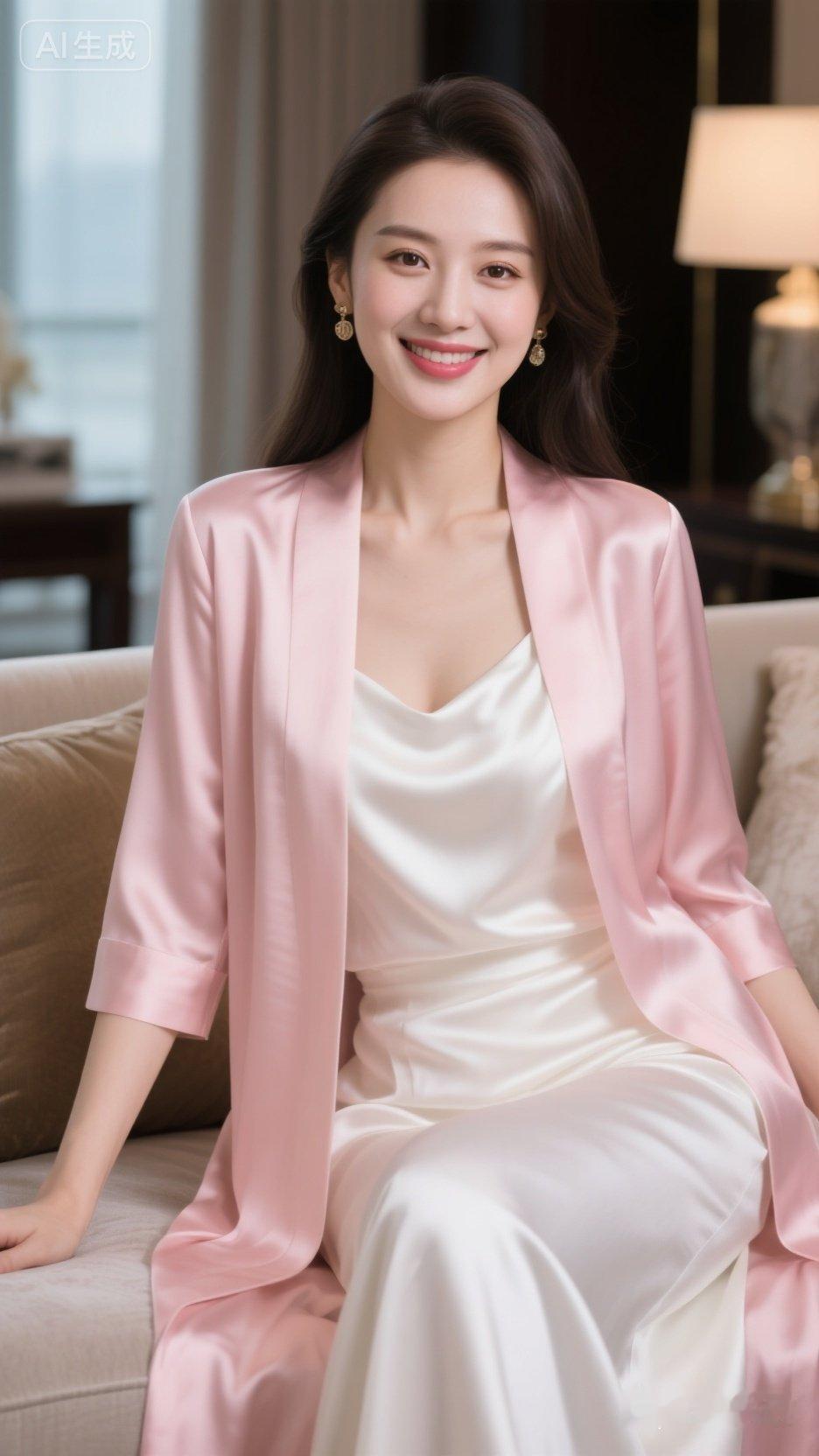 优雅气质，粉白相间，尽显温柔之美