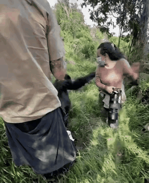 估计是🦍的老婆来了吧？[捂脸哭]
