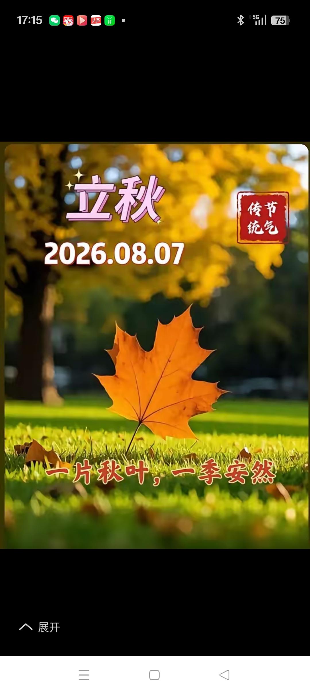 寄语立秋2026年的立秋，愿您：‌身心安顿