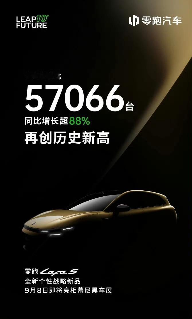 炒个冷饭——8月新势力「交付量」排行榜！No.1：零跑57066台！刚才也提到