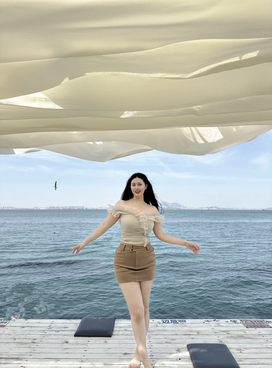 海边的风是自由的🌊大连也太美了！