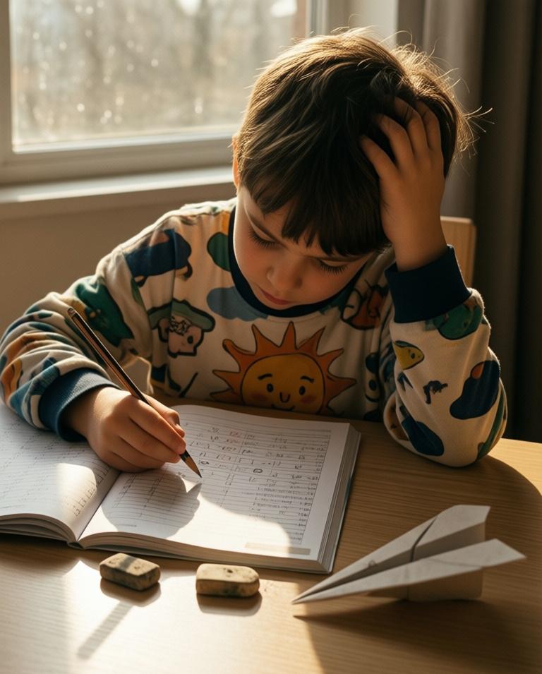 儿子写作业磨叽到11点，我用这招让他主动提速“爸爸，这道题我不会！”“爸爸