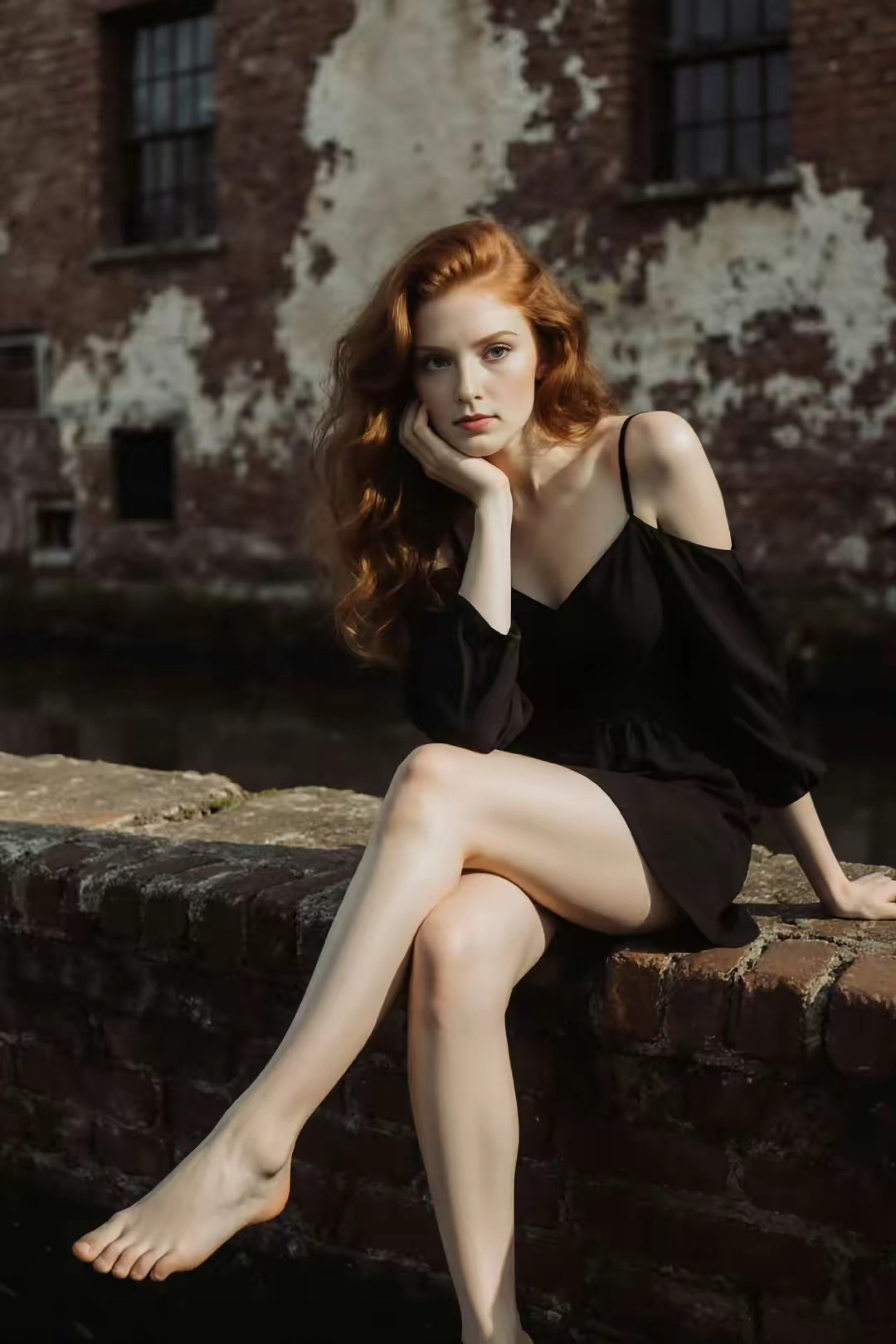 美的像一幅精致的油画，完全可以收藏做手机壁纸了。从五官颜值，到身材曲线...