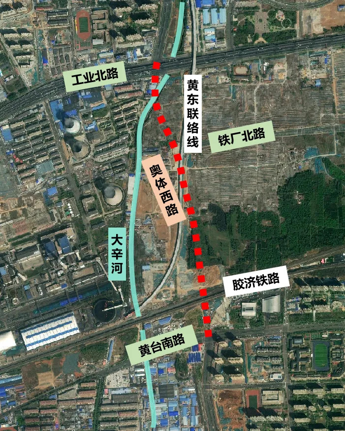 济南奥体西路北延即将“焕新”登场