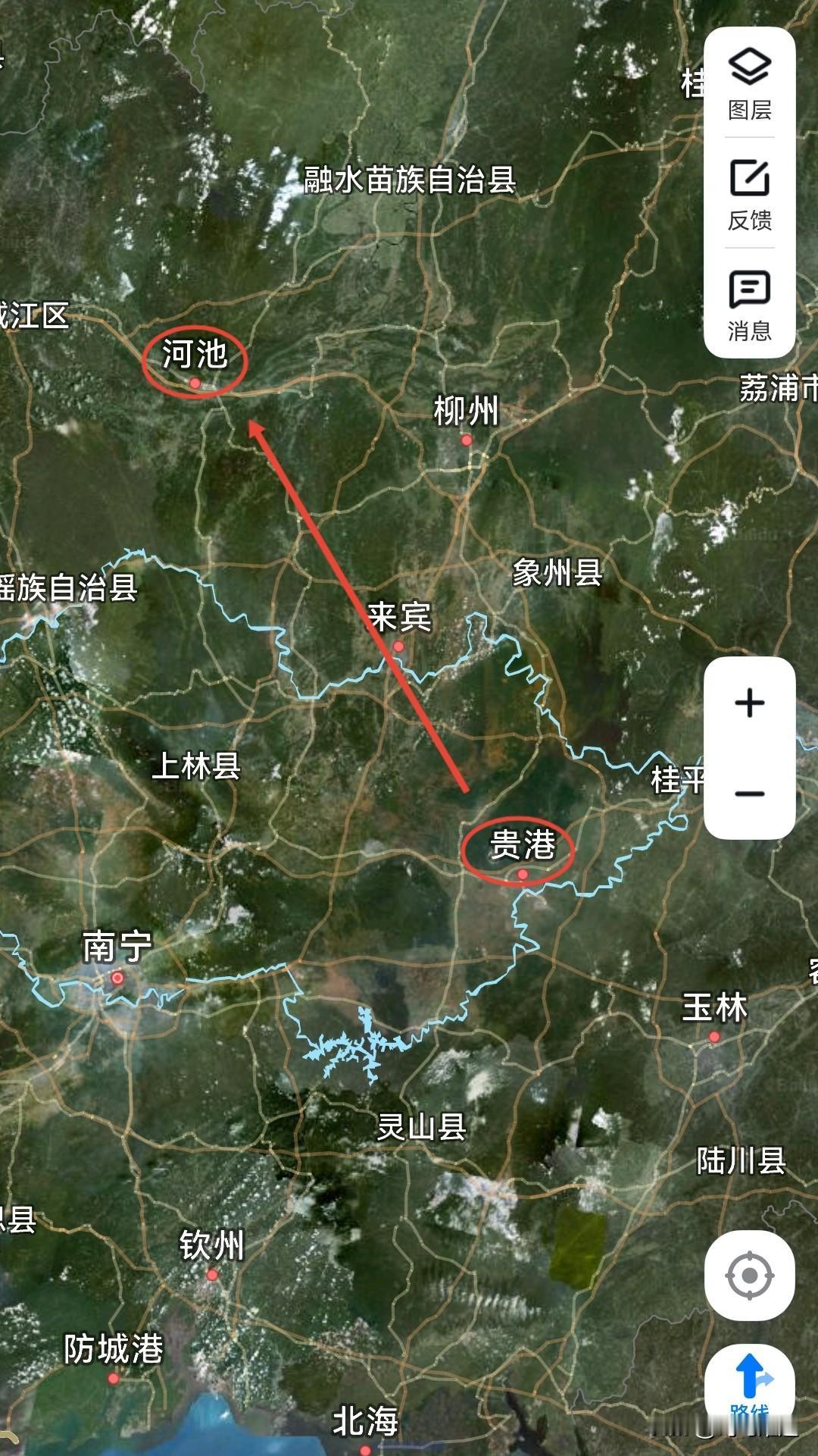 广西，从贵港1到河池1是提拔重用吗？贵港市，盛产电瓶车。总面积1.06万平方公