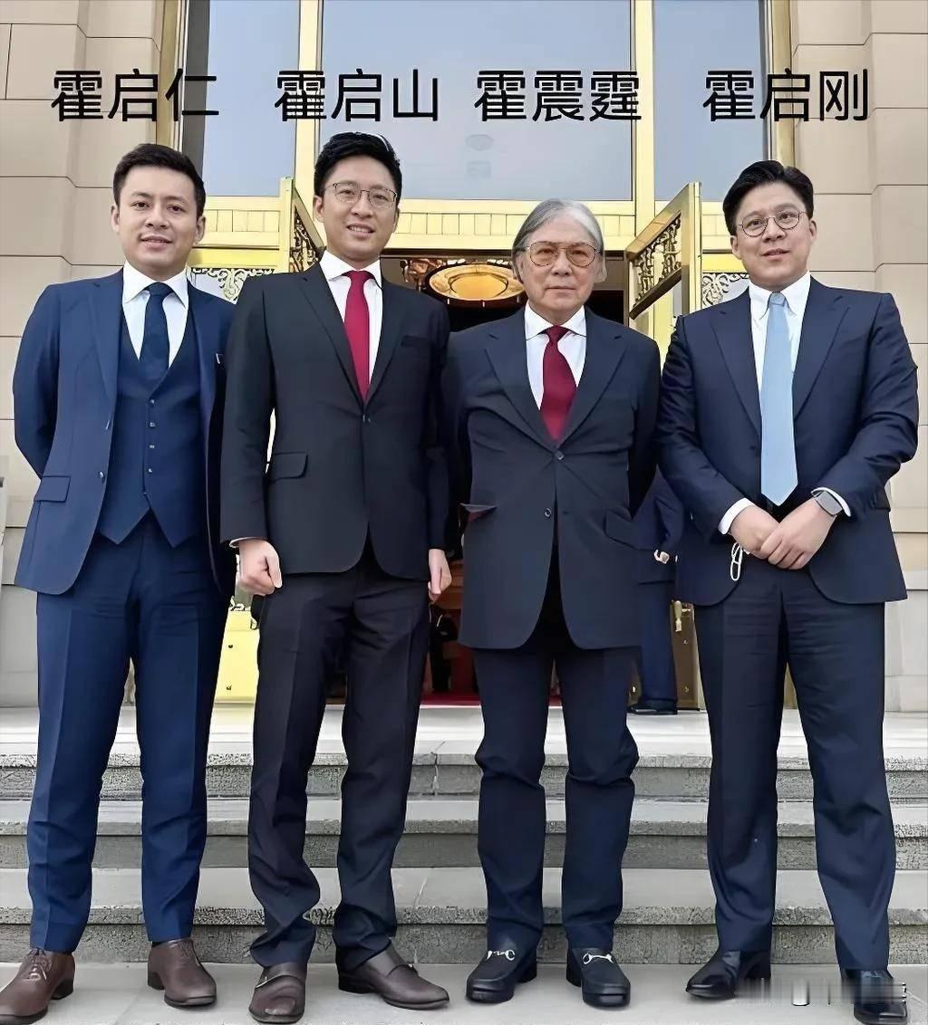 霍启山是三兄弟中最帅气的，气质也好，就是挑老婆的眼光最差。霍启刚老婆跳水奥运冠
