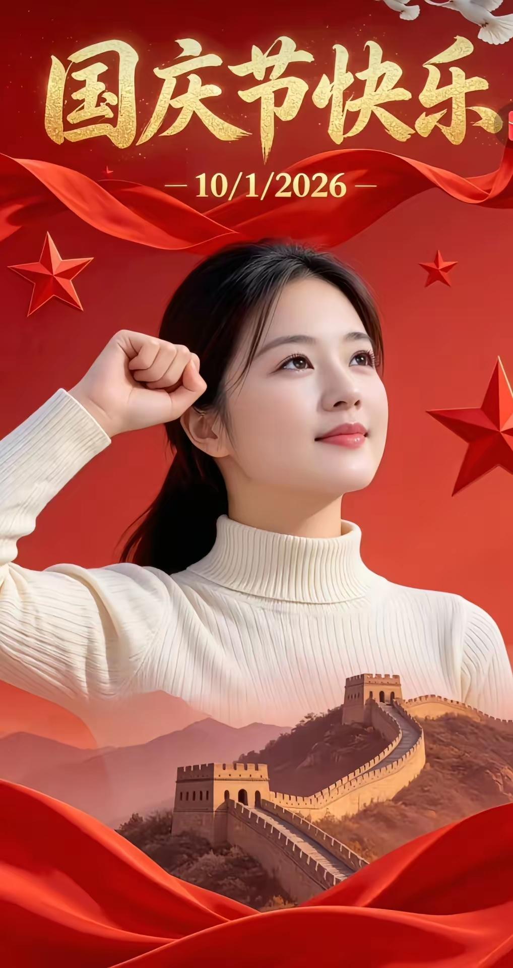 好好去学习，举手对国旗。忠诚听党话，祖国我爱你。