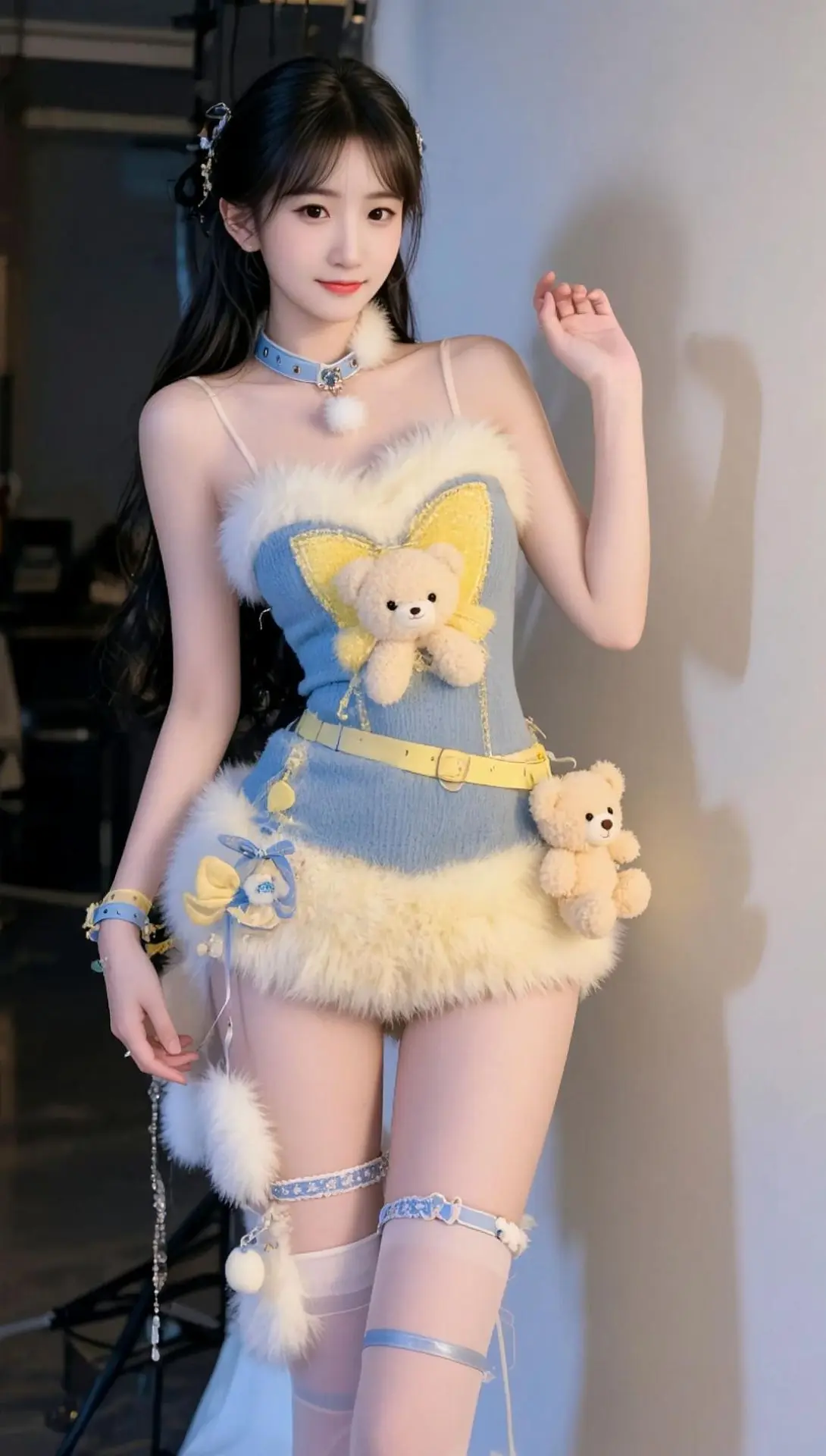 AI甜系萌妹写真感 ai创作
