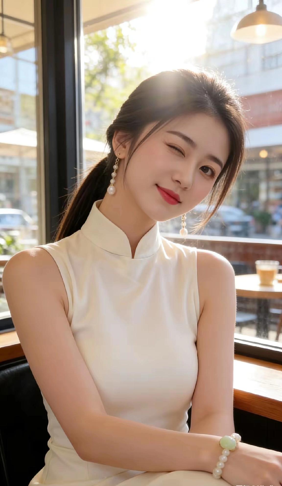 窗明几净，美人倚窗笑。如何打造青春减龄风穿搭?