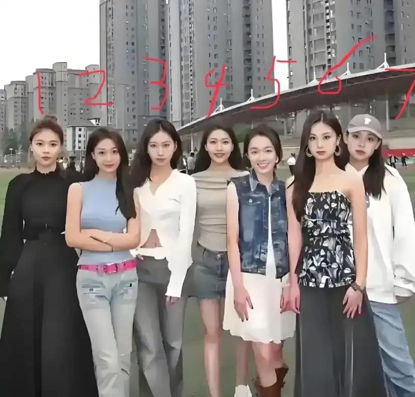 他们都选4号做老婆，就我独爱6号，你选的是哪一个？