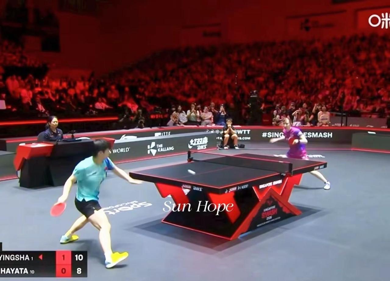 啊啊啊全体起立的神球，莎莎全台正手进攻，帅爆了！