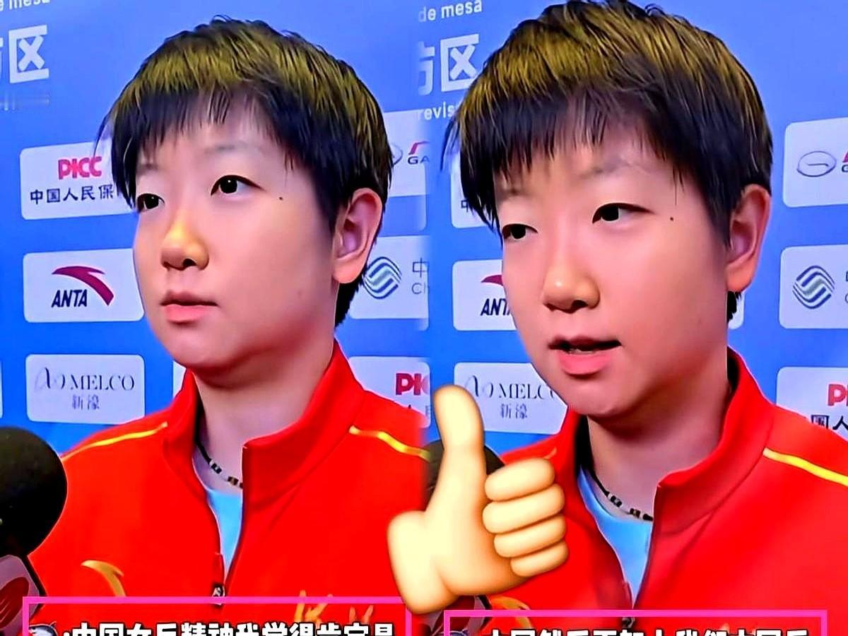 失败后马上加练，这才是顶级运动员的硬核态度。孙颖莎在比赛败给王曼昱后，没有选