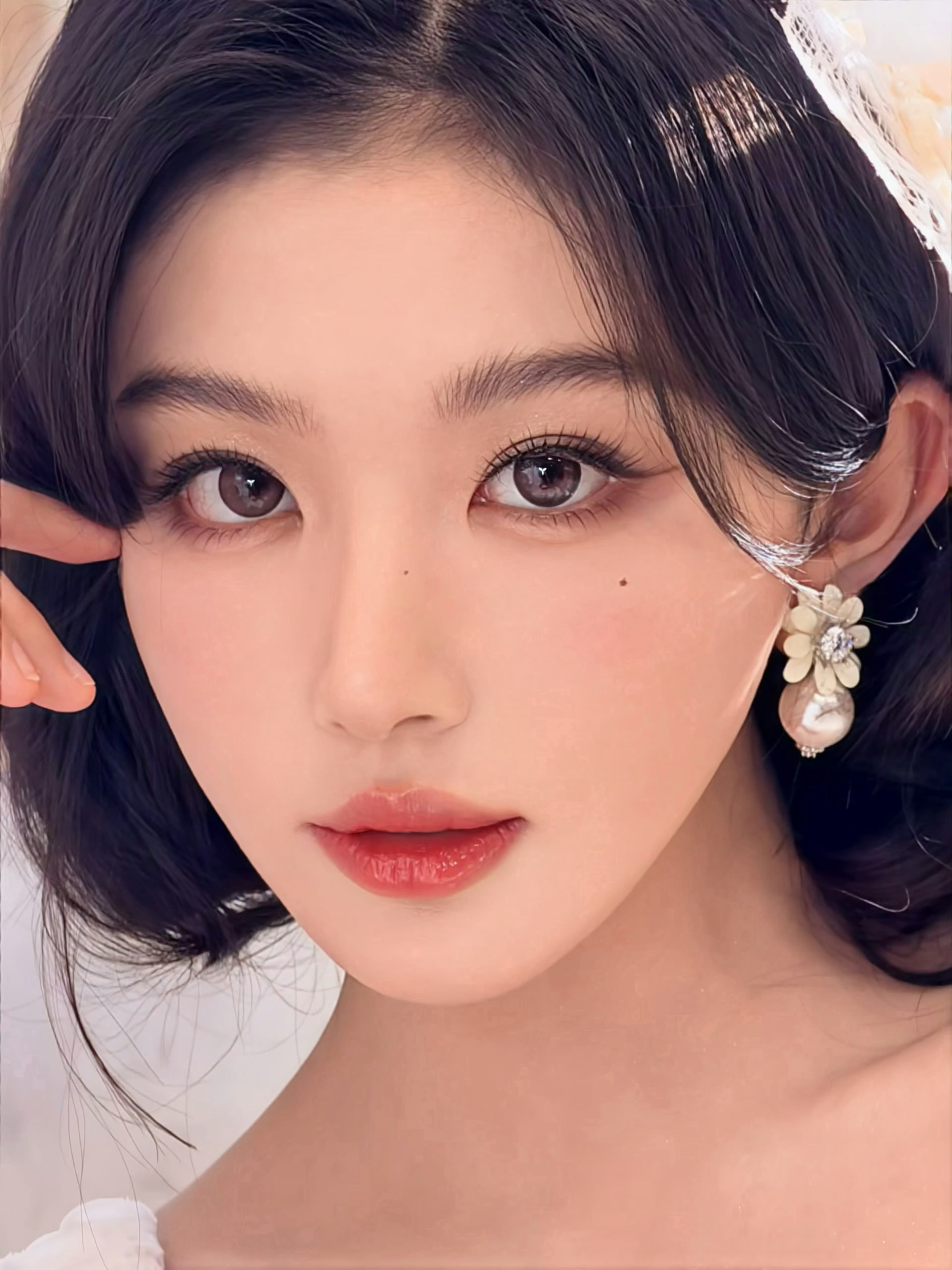 王崇画的孔雪儿～怼脸live图～😘