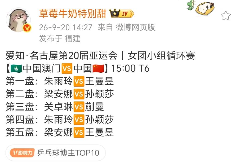 好消息莎莎上场了，坏消息没信号看不了转播。好不容易等到莎莎她们比赛了，还看