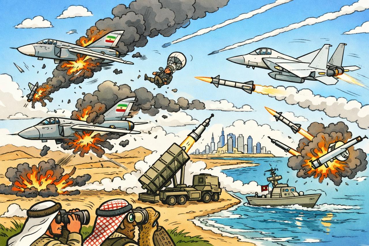 卡塔尔国防部3月2日宣布，其空军于当天成功击落两架来自伊朗的苏霍伊Su-24战斗