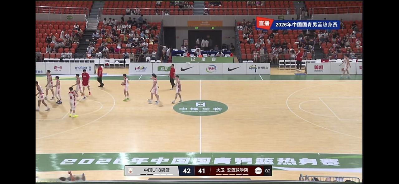中国U18男篮就这样的表现到亚洲杯悬啊！刚刚中国U18男篮78:72击败了加