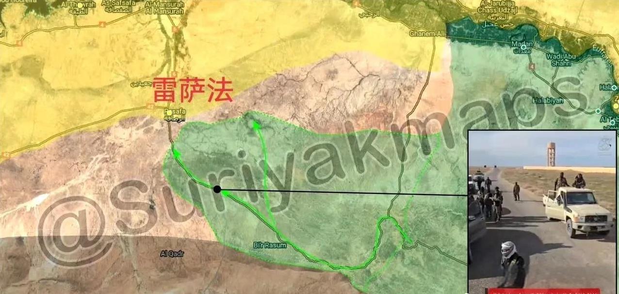2025年1月24日叙利亚局势：①俄罗斯空天军的卡-52和<em>米-8直升机</em>飞越叙利
