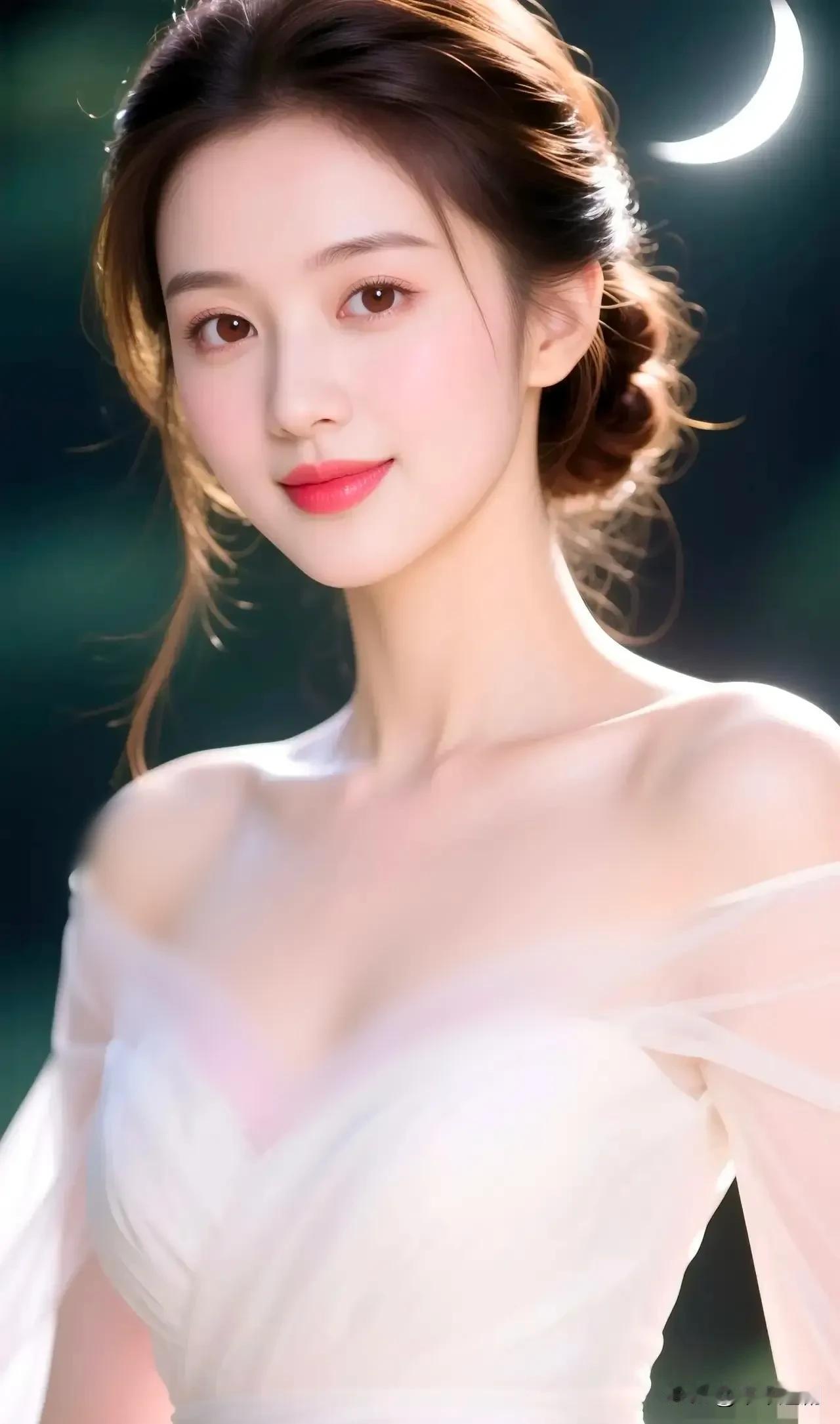 月色揉进温柔的裙摆，眉眼间藏着奔赴美好的心动🌙温婉高级温婉出众