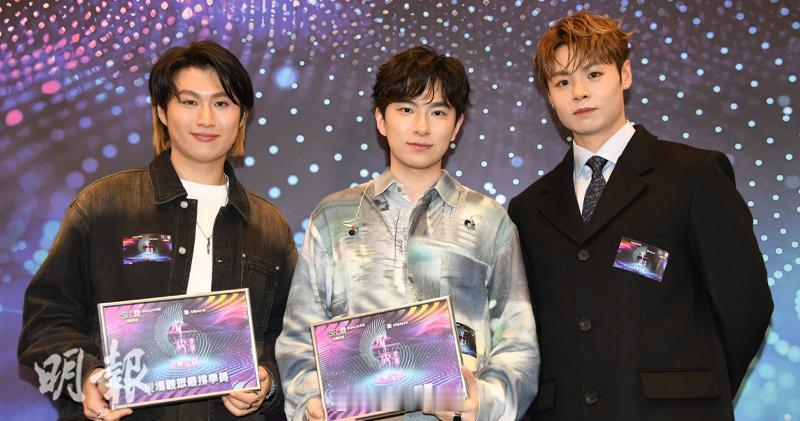 【明報即時】《聲秀》周日決賽胡子貝馮熙燮先拔頭籌獲獎冼靖峰看好胡子貝(中)成