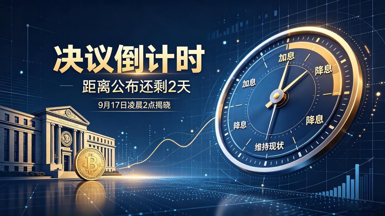 9月15日，离美联储公布利率决议还剩2天，结果是加息还是降息又或者是维持现状呢？