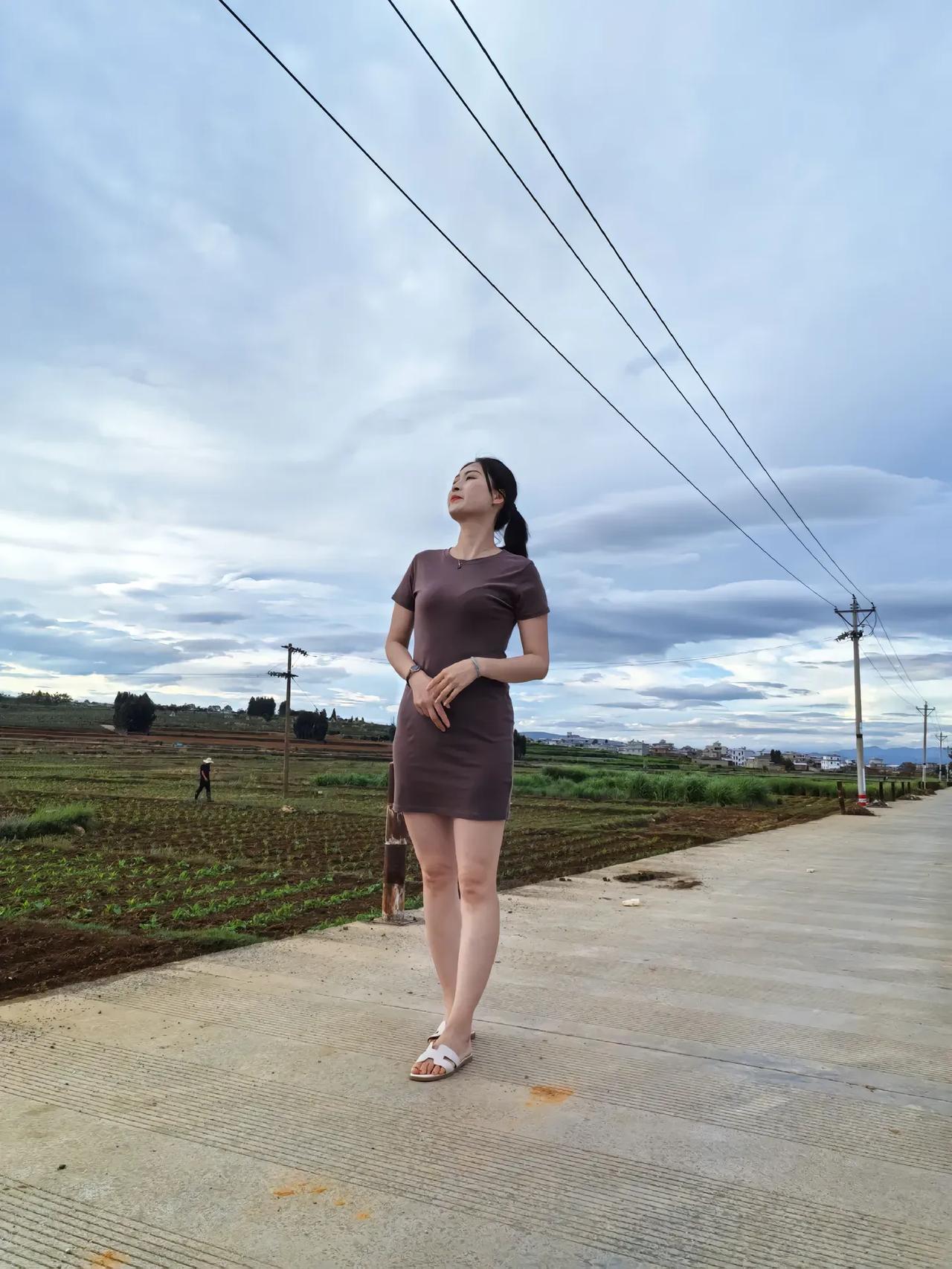终于降温了，今天好凉爽。
