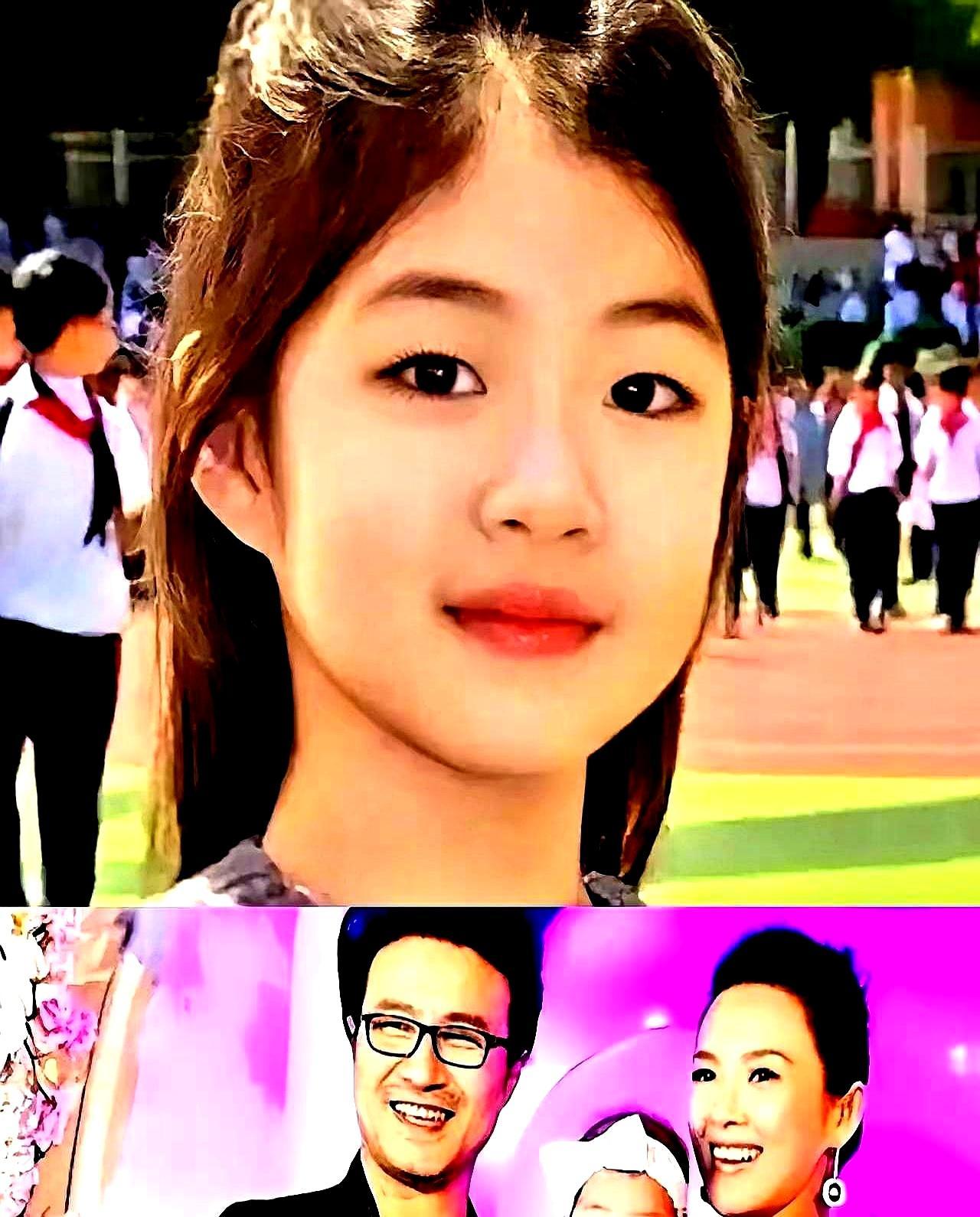 汪峰的基因终究是败了，章子怡女儿10岁这侧脸，简直就是玉娇龙重生。你再看她