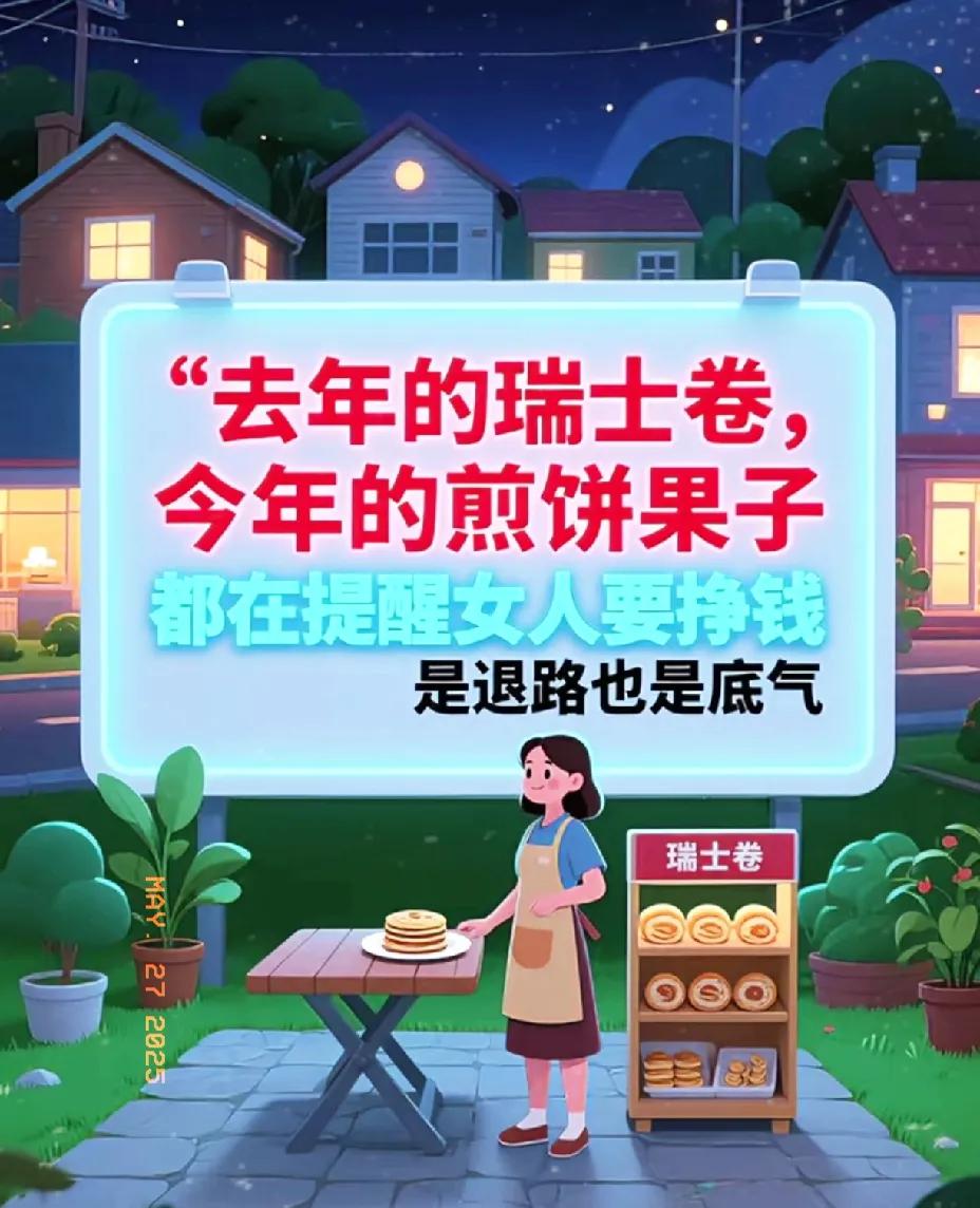 去年的瑞士卷我都快淡忘了，今年的煎饼果子又让我想起来了。全职妈妈太不容易了