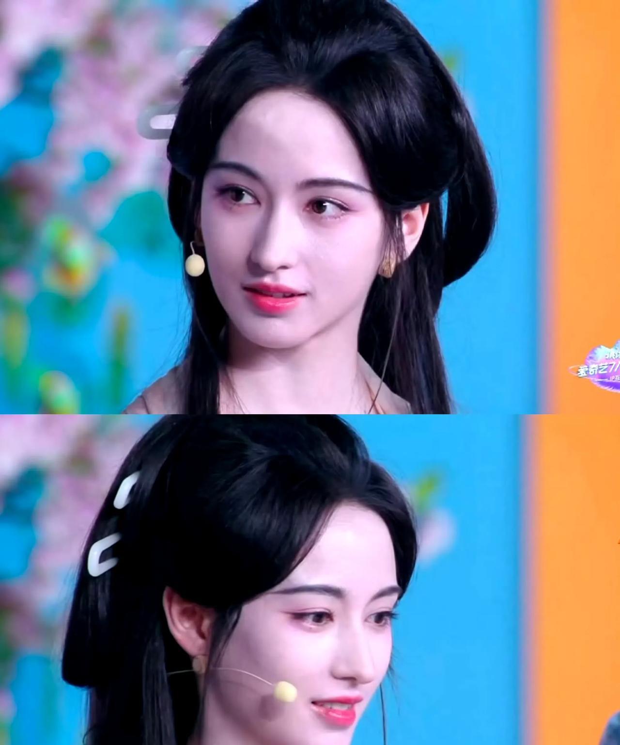 内娱很久每天出现这么美的新人了，真是让人眼前一亮。正面好看，侧脸也好看，36