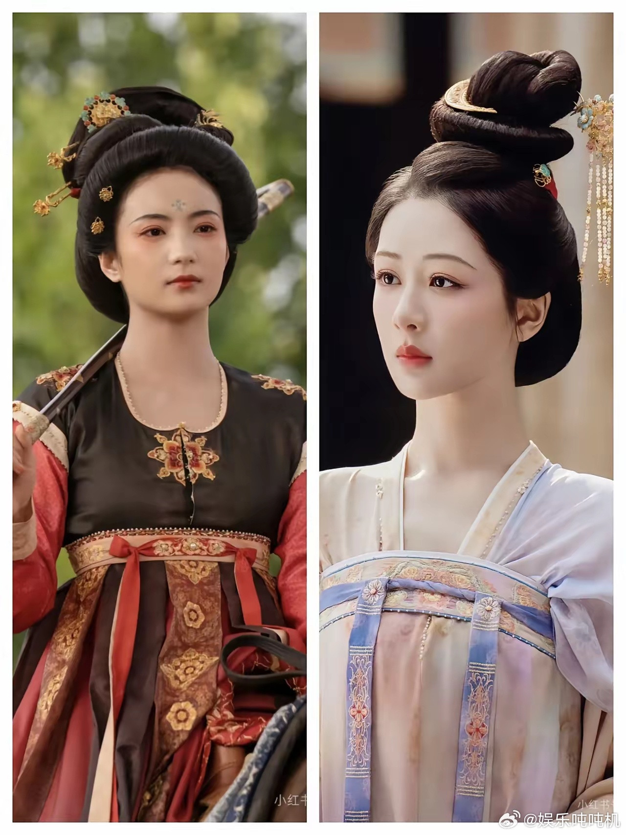 《锦绣芳华》细节，一开始以为县主李幼贞给女主杨紫让妆​一查才发现，自己孤陋寡闻了