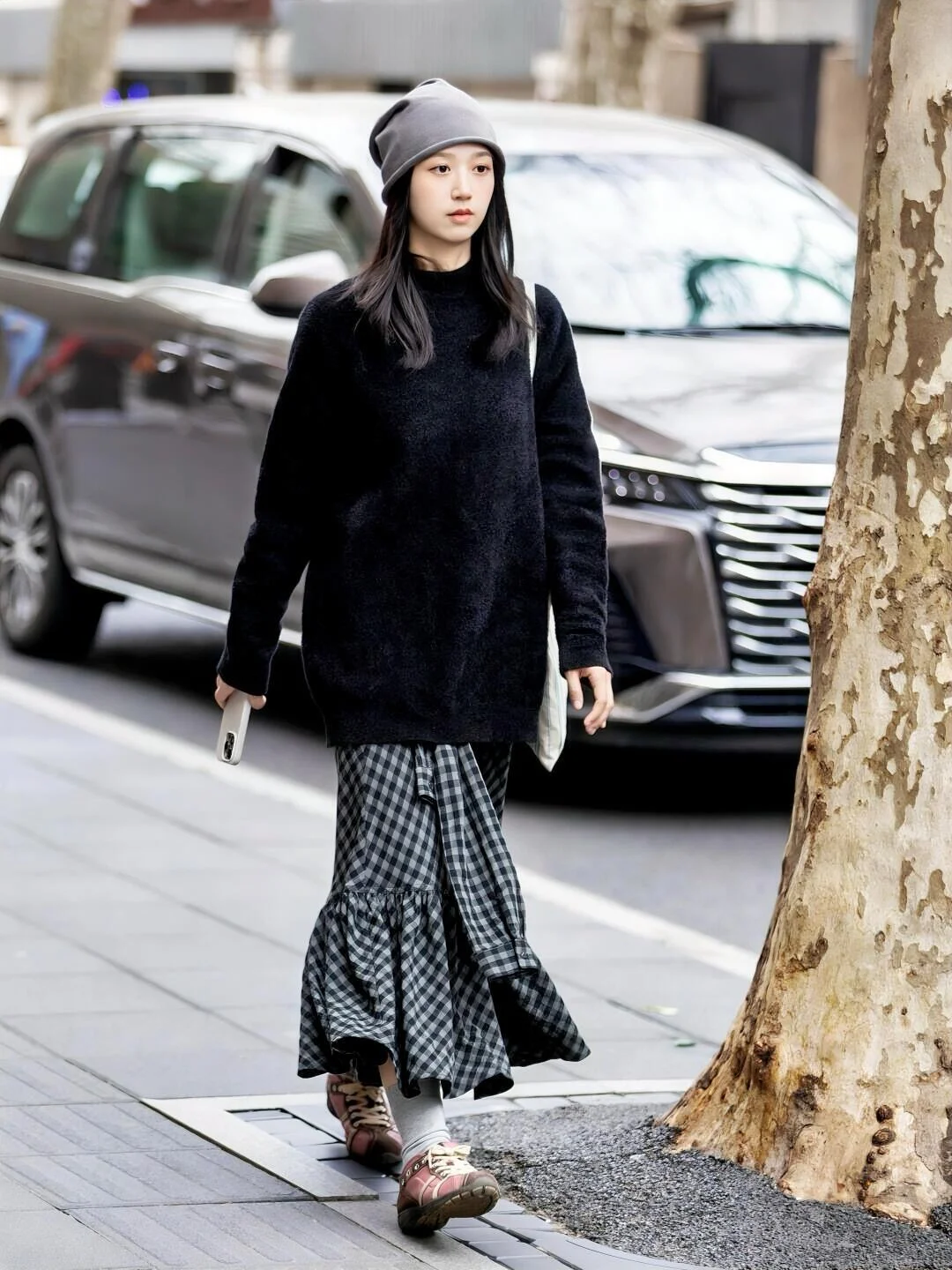 上海街拍｜冬日低饱和度穿搭