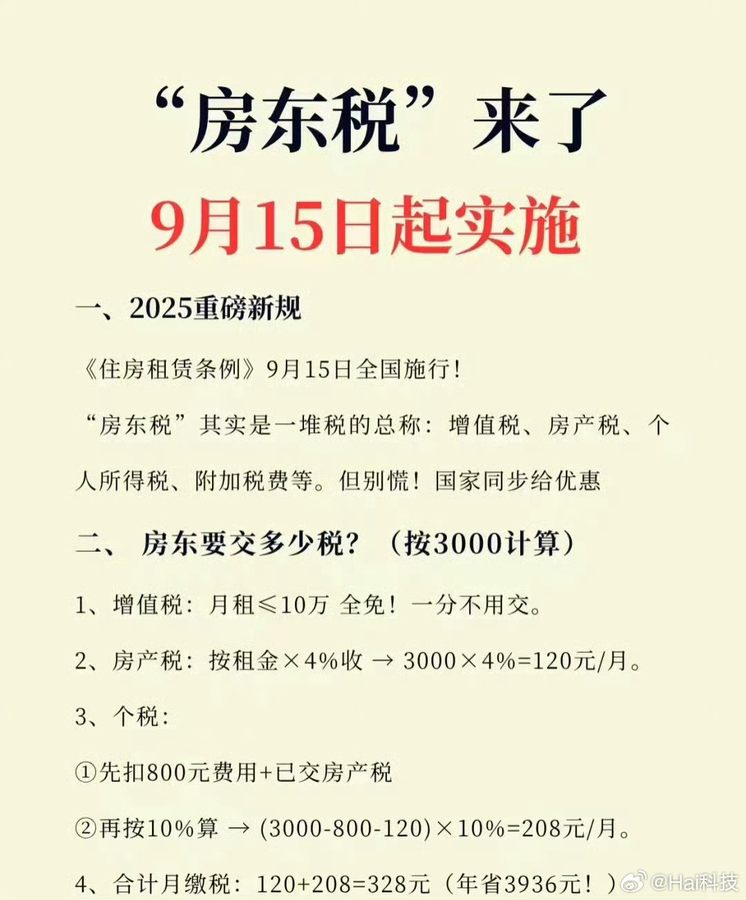 emmm……支持！必须支持！房东税来了​​​