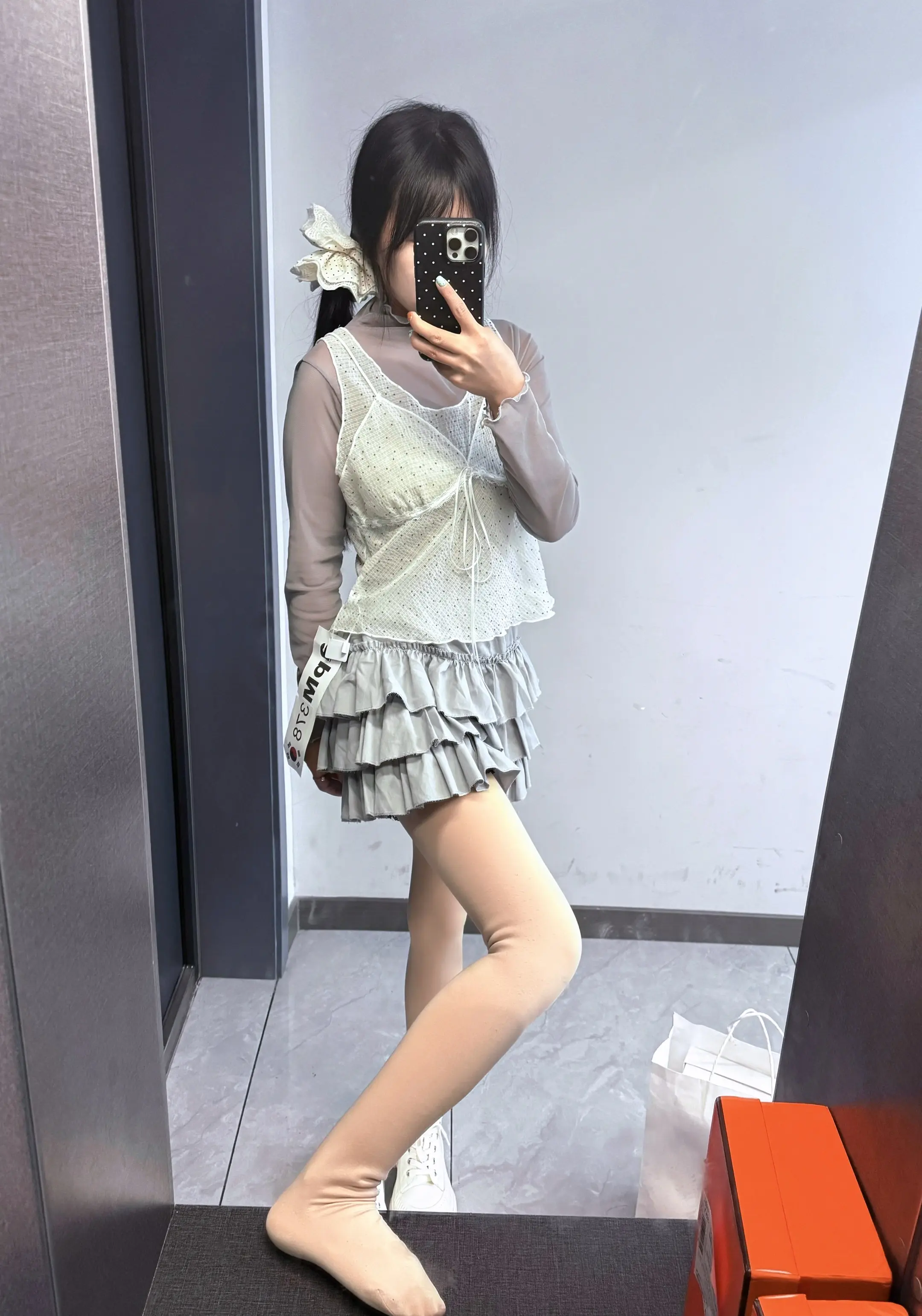 对镜拍穿搭 今日穿搭look ootd穿搭只为取悦自己 原相机实况穿搭 随意穿搭