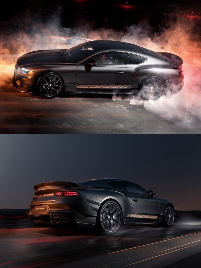 宾利欧陆GTSupersports，全球限量500台。动力总成采用4.0升双涡