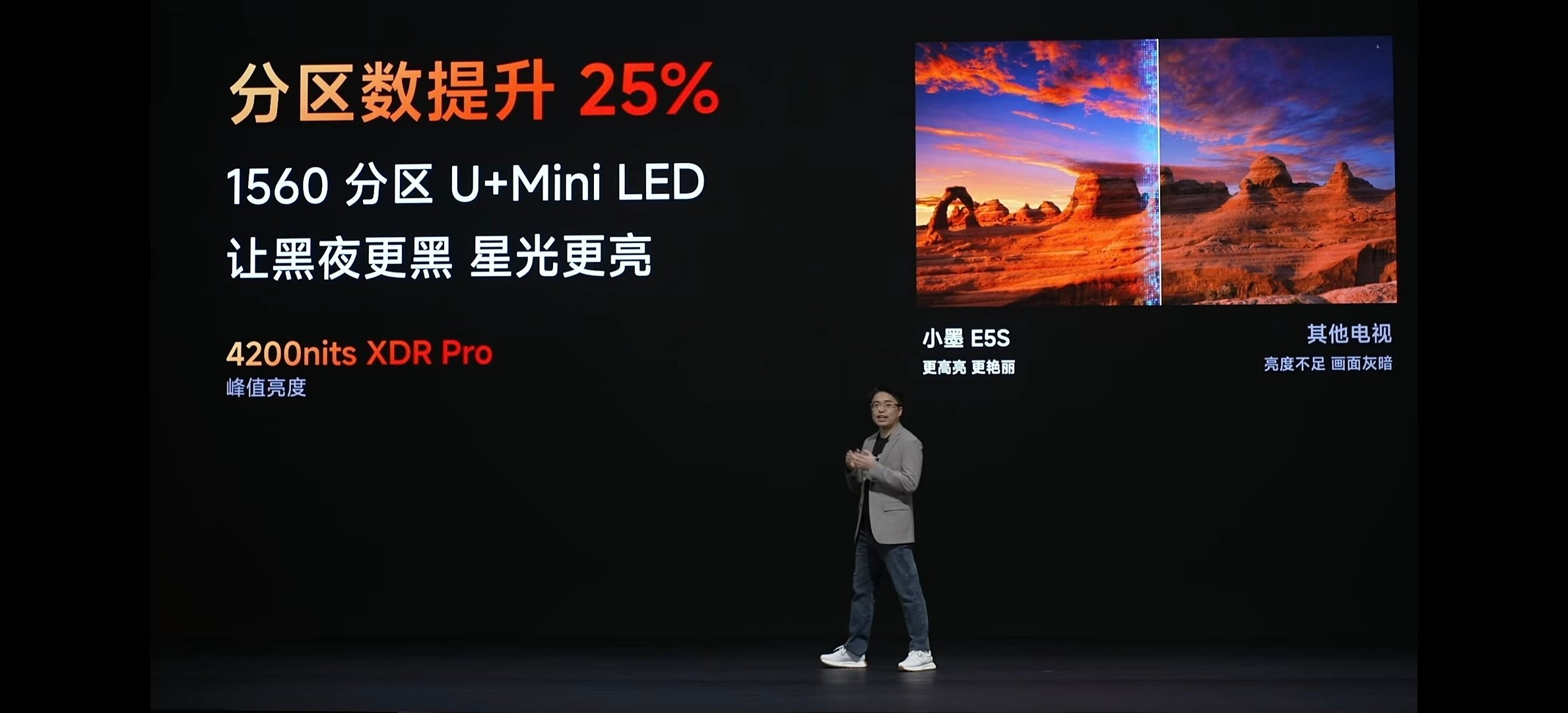 海信电视小墨E5S把Pro性能变成标配