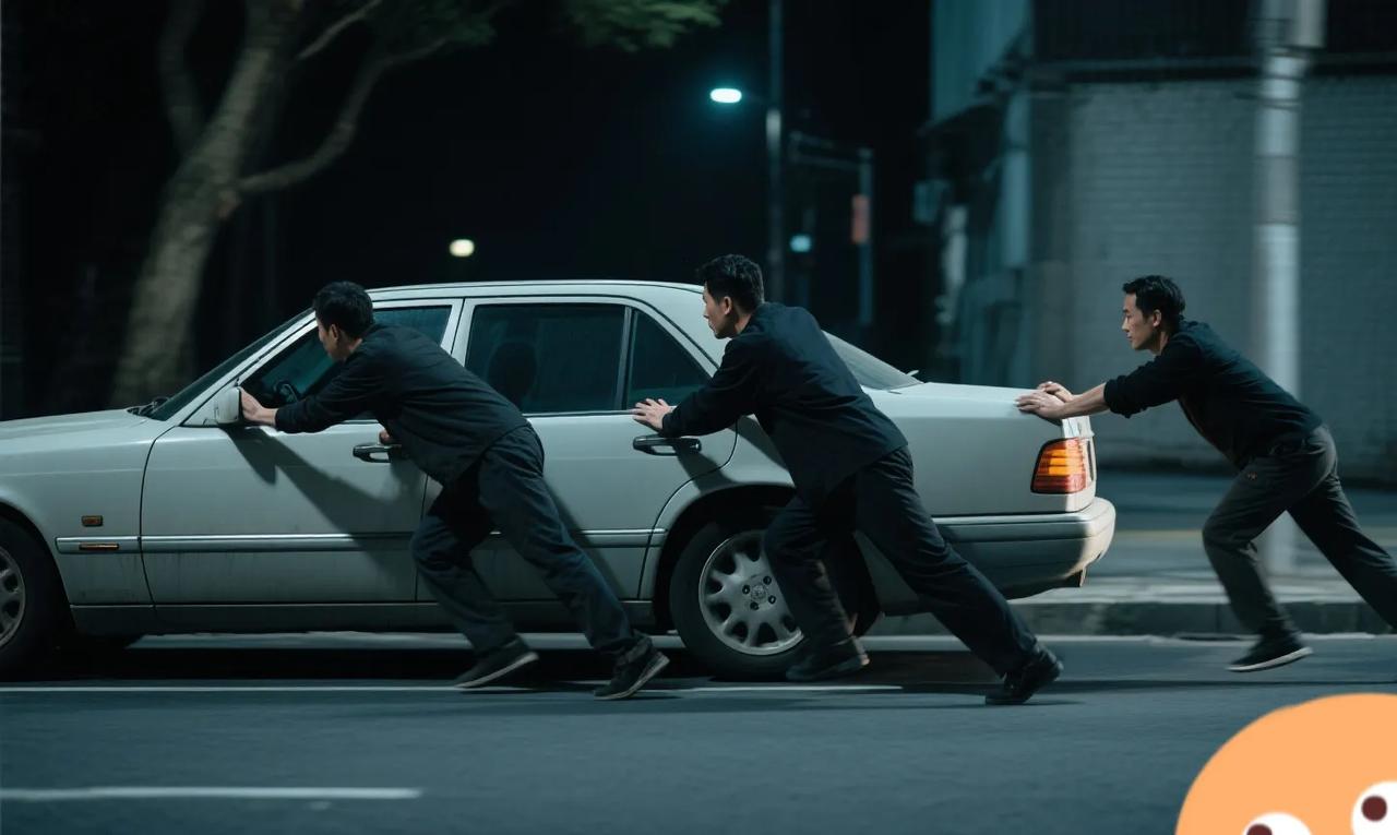 三男子酒后推车500米，交警：不算酒驾但违法！网友神评亮了🤣湖北襄阳街头