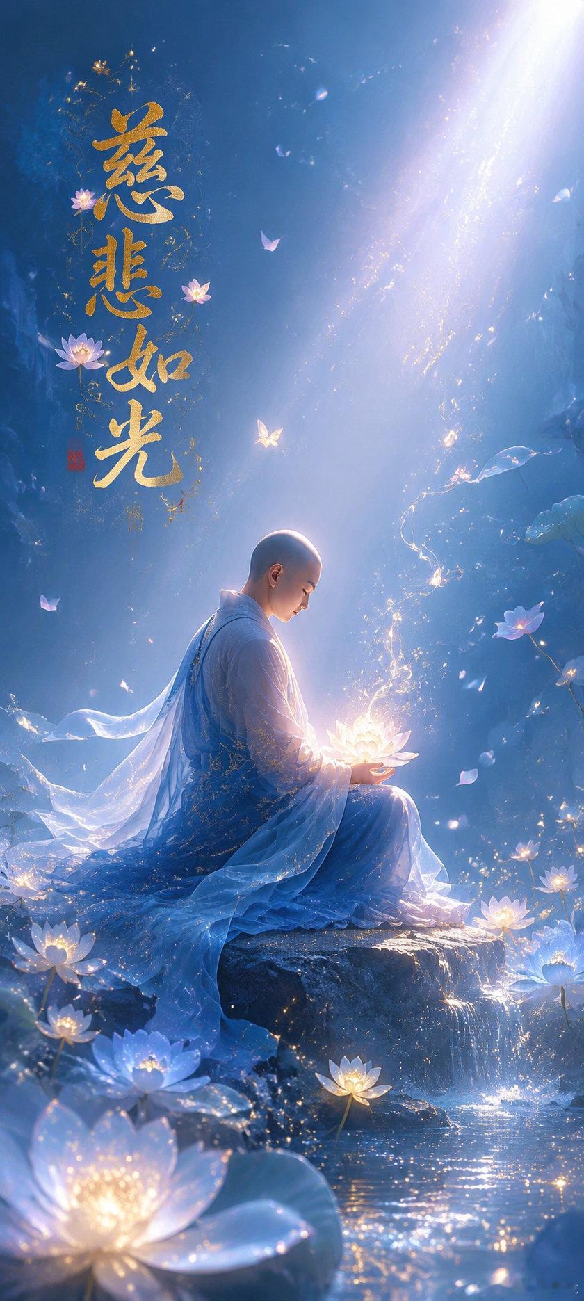 “一念清净，莲自生光”～祈福平安佛系壁纸​​​