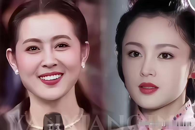 陈红和倪萍各个年龄阶段的对比图简直是神了，这俩人长得这么像的吗？年轻时候