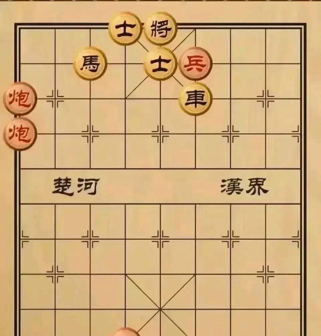 业九高手说红棋赢，我半天都想不出来，是这棋太难，还是我水平太低。黑棋一车三子寒