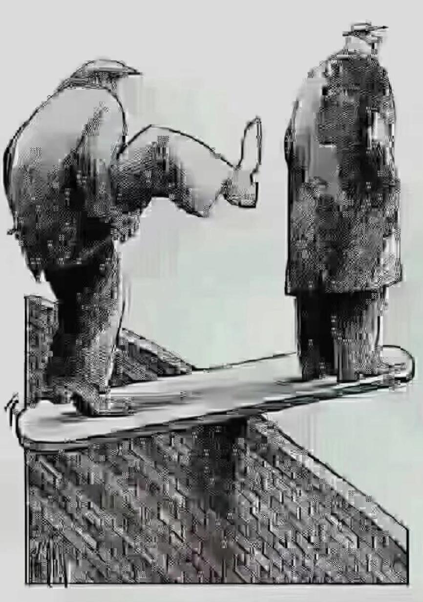 漫画人生——这一脚，看似踢倒别人，其实是在毁灭自己这幅漫画中用脚踢对方的人和