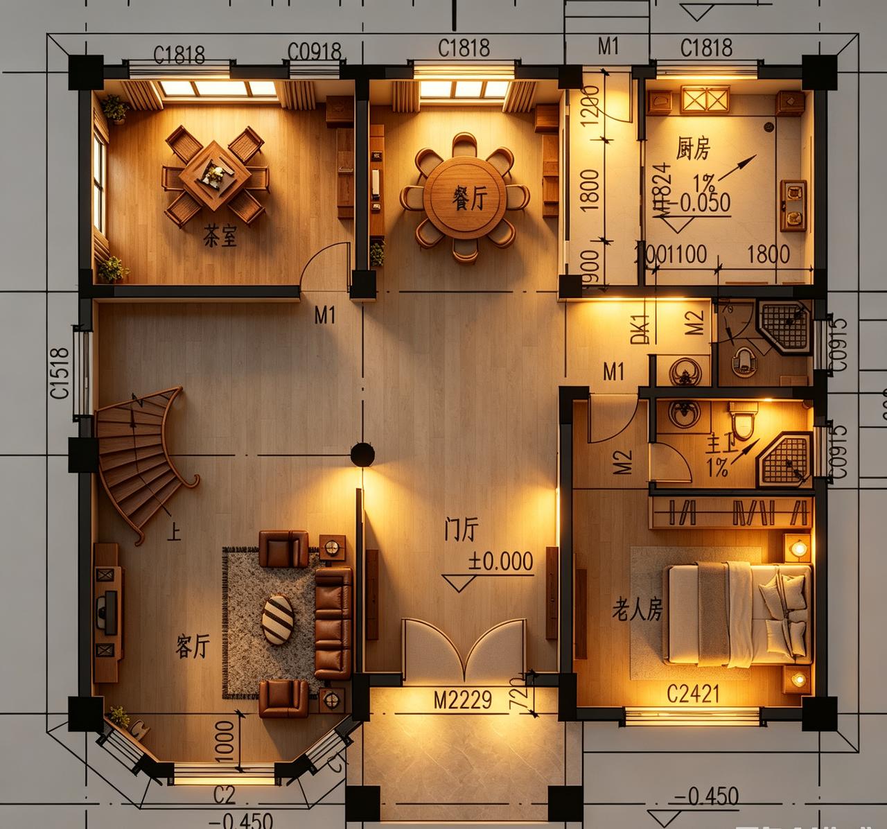 终于在农村可以抬头走路了！设计农村自建房农村自建别墅自建房别墅