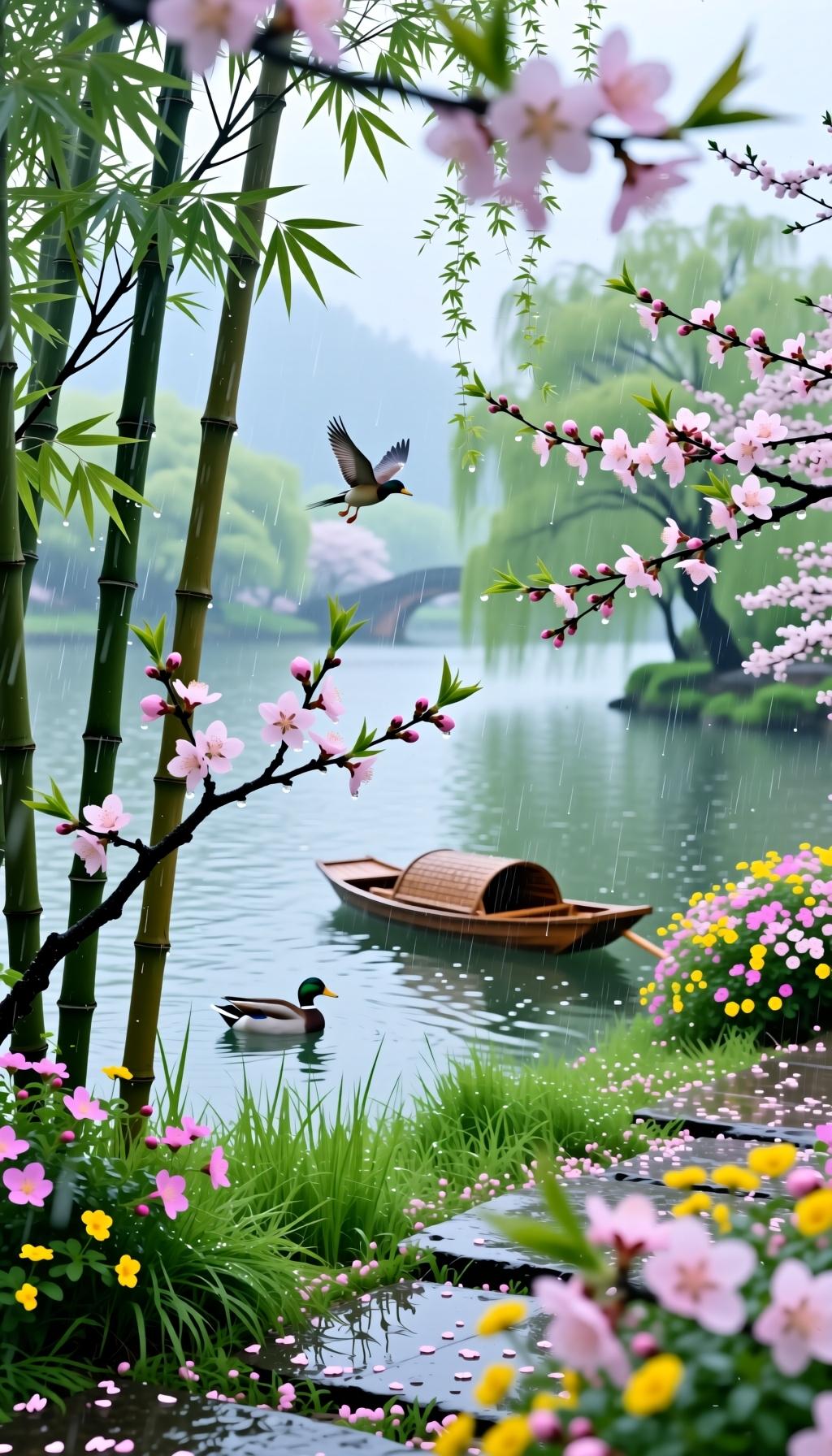 苏轼笔下的春天,你最喜欢哪一句?我最偏爱苏轼这句写春天的诗：🌿竹外桃花