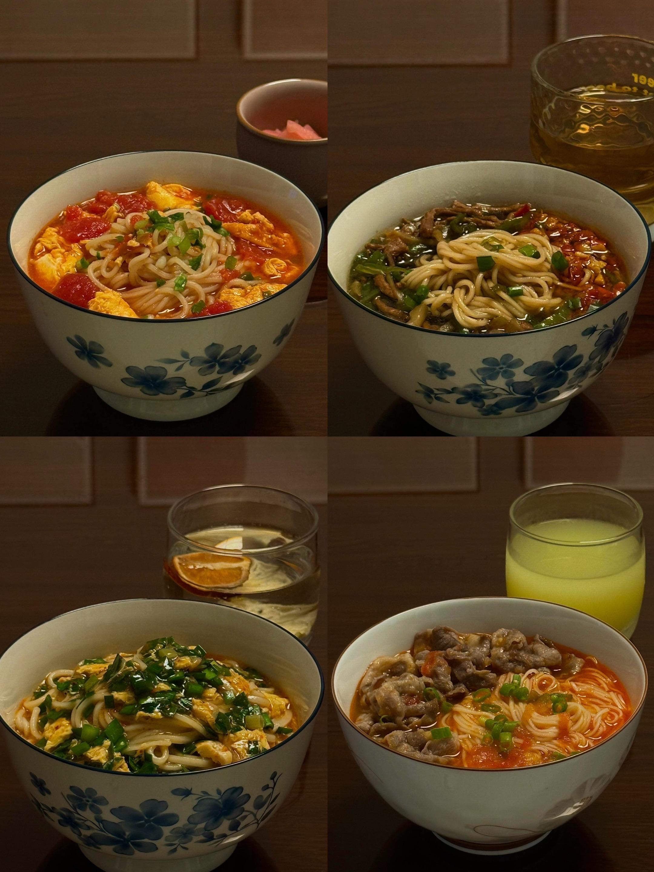 一个星期不重样的4种面条做法，最后一种好吃到转圈圈