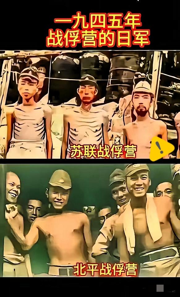 两张俘虏图，戳破日本人“欺软怕硬”的真面目！苏联手里的日军，个个灰头土脸、