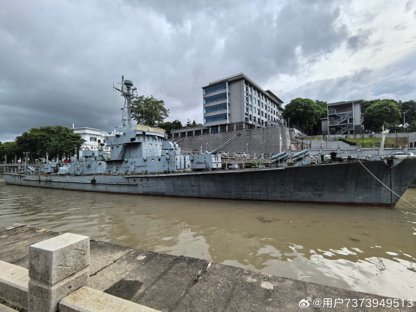 西沙海战的主力舰艇649号猎潜艇松江号和117号西宁舰​