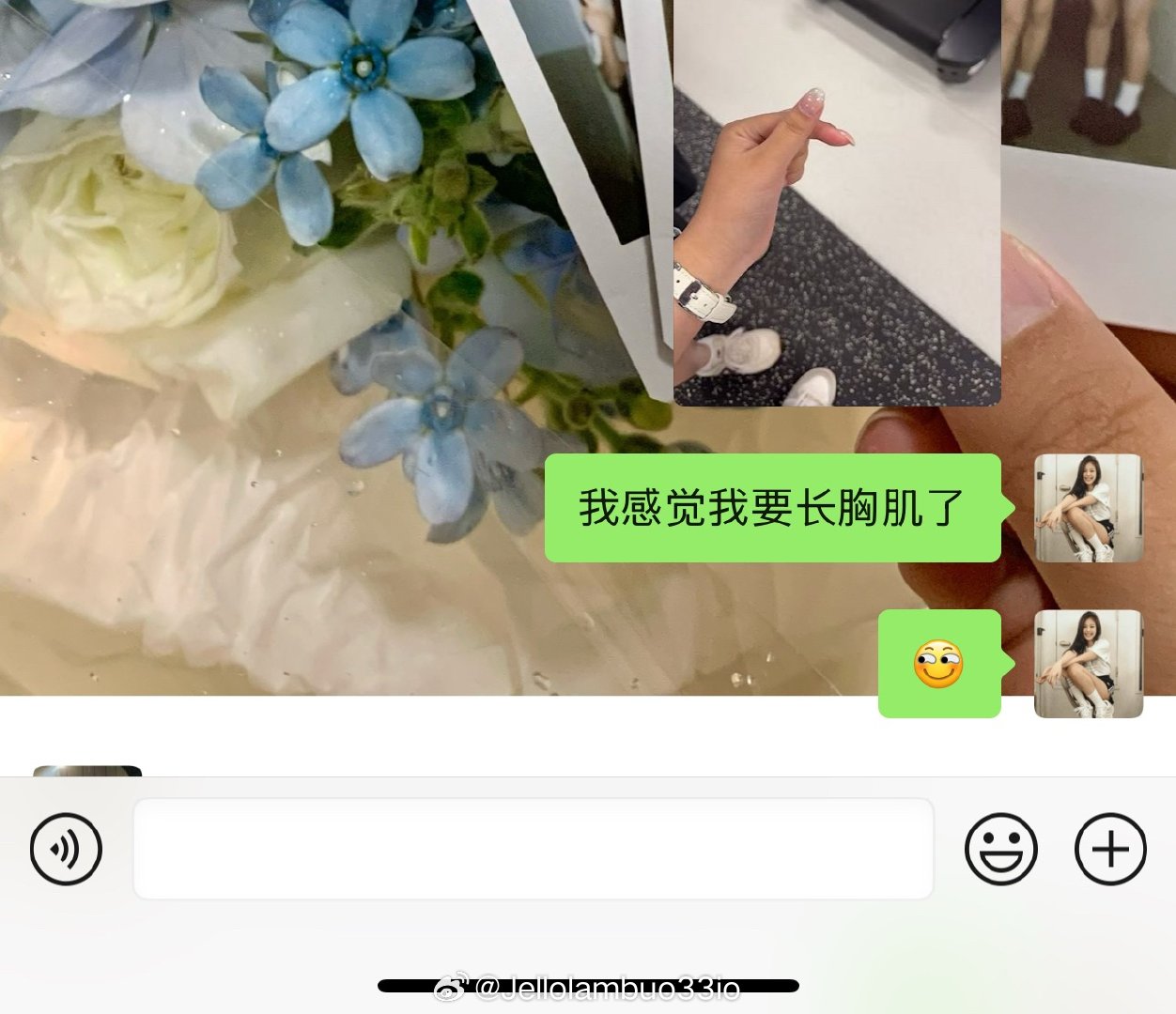 感觉自己要长胸肌了​​​