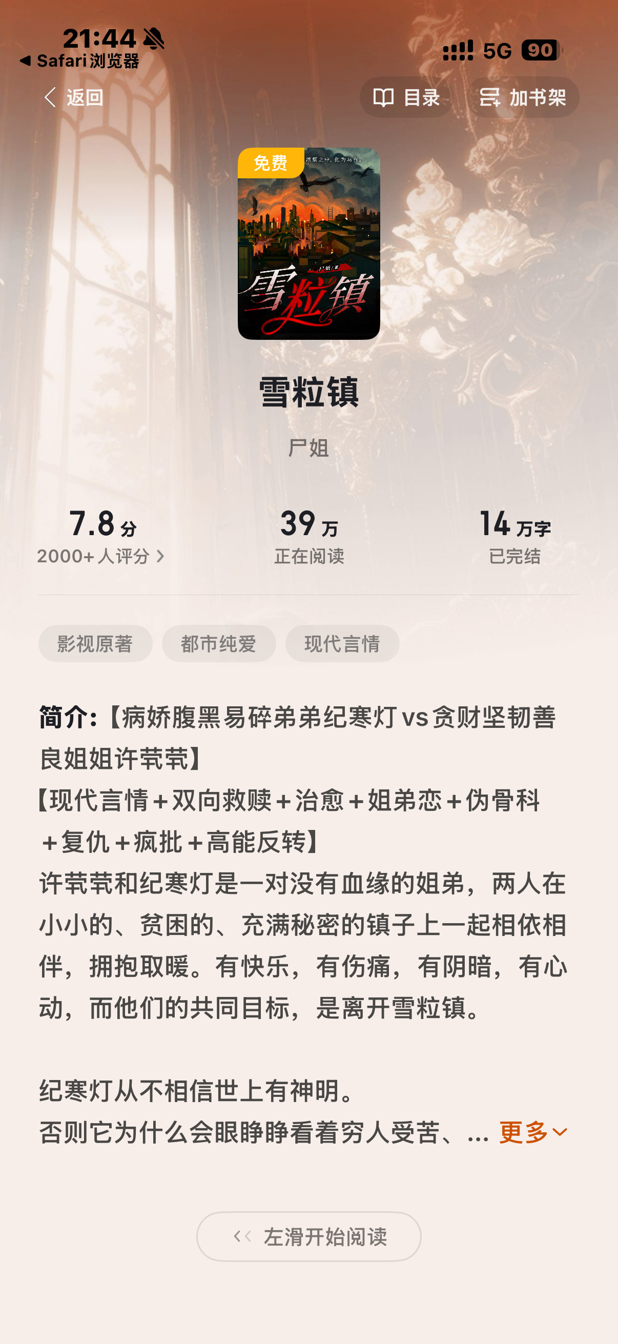 这个设定还挺带感的我来品鉴一下这本小说​​​
