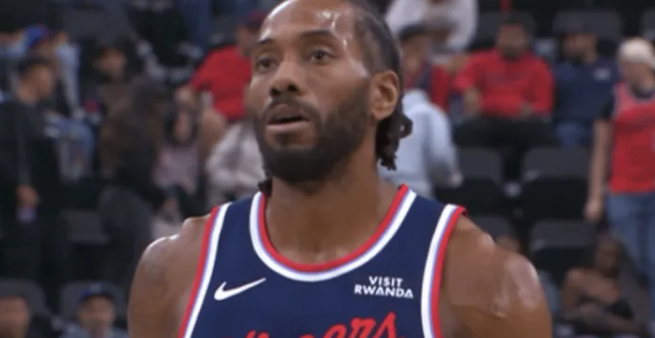 有点累？伦纳德下半场9中3得到6分，正负值-1612月07日讯今日NBA常