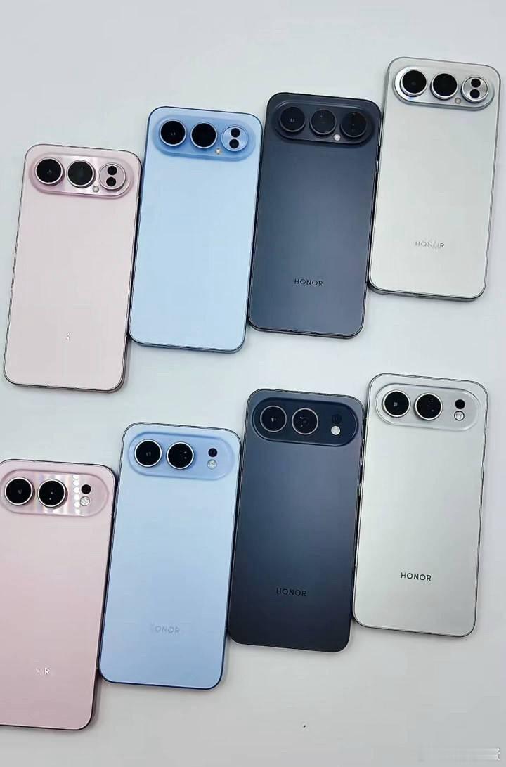 荣耀500Pro图来了，好难看，这镜头模组看起来也太怪了，非要把那两个小黑孔圈